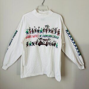 VTG 1993 Jimmy Buffett Chameleon Caravan Giant by Tee Jays Mens XL Cotton Extra